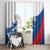 Cape Verde Football Window Curtain Tubaroes Azuis Glory World Cup - Wonder Print Shop