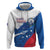 Cape Verde Football Custom Zip Hoodie Tubaroes Azuis Glory World Cup - Wonder Print Shop