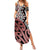 New Zealand Summer Maxi Dress Aotearoa Kowhaiwhai Mix Taniko Art - Wonder Print Shop