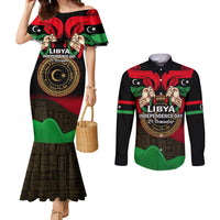 libya-independence-day-couples-matching-mermaid-dress-and-long-sleeve-button-shirt-happy-24-december-african-pattern-flag-style
