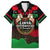 Libya Independence Day Family Matching Long Sleeve Bodycon Dress and Hawaiian Shirt Happy 24 December African Pattern Flag Style - Wonder Print Shop