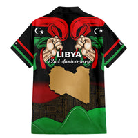 Libya Independence Day Family Matching Mermaid Dress and Hawaiian Shirt Happy 24 December African Pattern Flag Style - Wonder Print Shop
