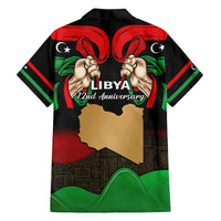Libya Independence Day Family Matching Summer Maxi Dress and Hawaiian Shirt Happy 24 December African Pattern Flag Style - Wonder Print Shop
