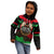 Libya Independence Day Kid Hoodie Happy 24 December African Pattern Flag Style - Wonder Print Shop