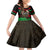 Libya Independence Day Kid Short Sleeve Dress Happy 24 December African Pattern Flag Style - Wonder Print Shop