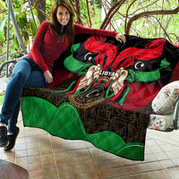 Libya Independence Day Quilt Happy 24 December African Pattern Flag Style - Wonder Print Shop