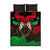 Libya Independence Day Quilt Bed Set Happy 24 December African Pattern Flag Style - Wonder Print Shop