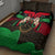 Libya Independence Day Quilt Bed Set Happy 24 December African Pattern Flag Style - Wonder Print Shop