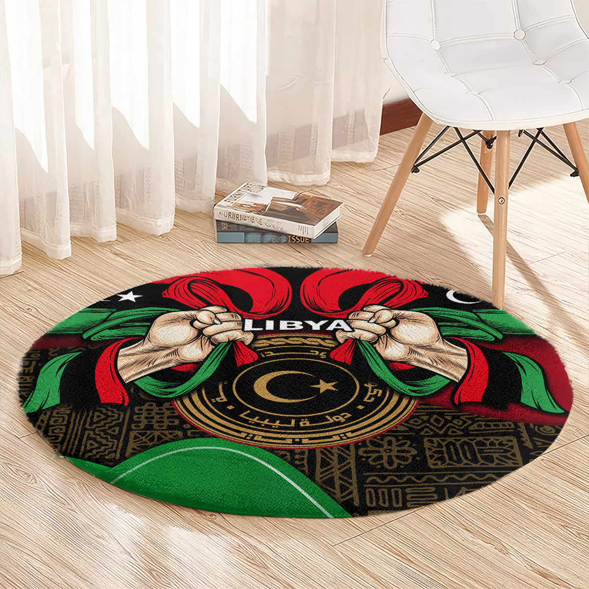 libya-independence-day-round-carpet-happy-24-december-african-pattern-flag-style