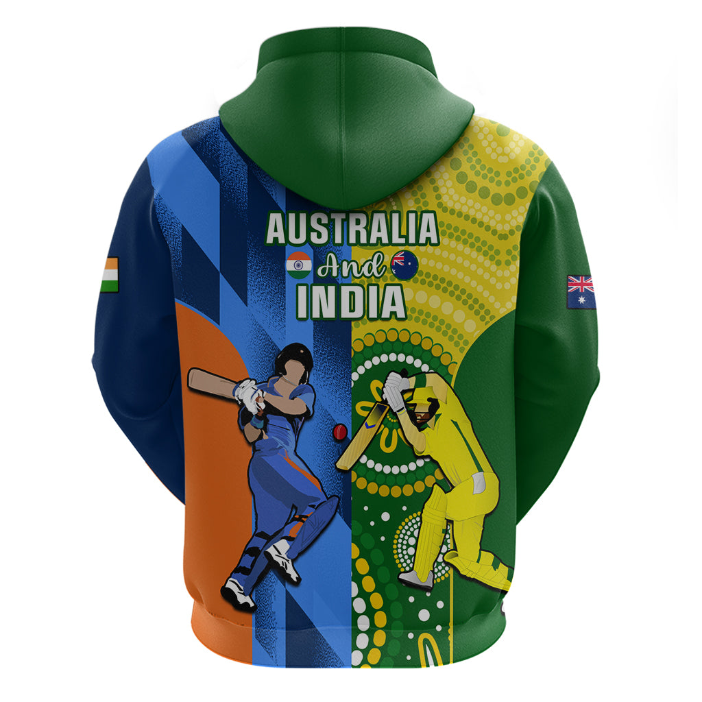 Australia And India Cricket Hoodie 2023 World Cup Final Together - Wonder Print Shop
