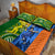 Australia And India Cricket Quilt Bed Set 2023 World Cup Final Together - Wonder Print Shop