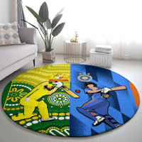 australia-and-india-cricket-round-carpet-2023-world-cup-final-together