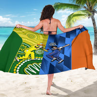 Australia And India Cricket Sarong 2023 World Cup Final Together - Wonder Print Shop