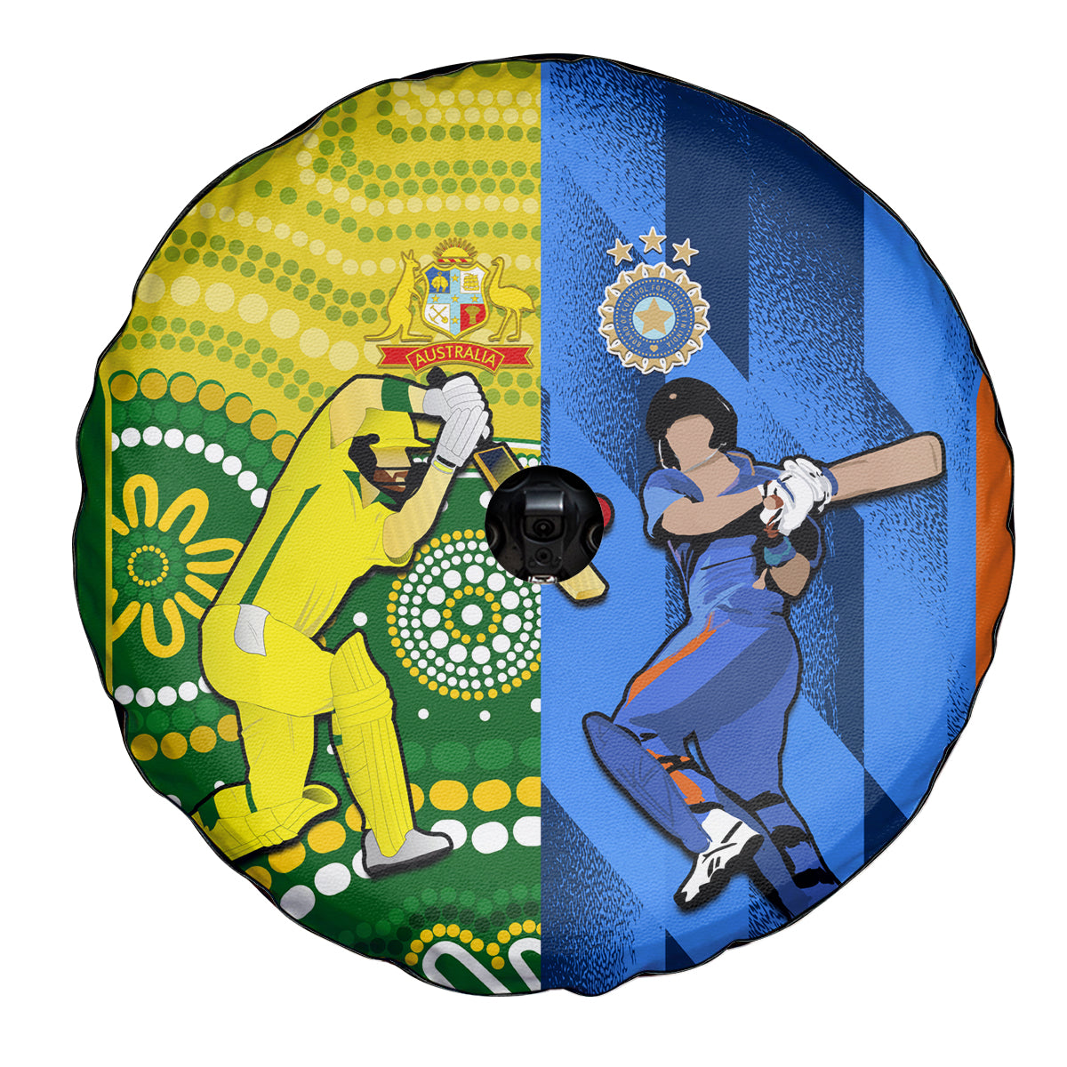 Australia And India Cricket Spare Tire Cover 2023 World Cup Final Together - Wonder Print Shop
