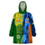 Australia And India Cricket Wearable Blanket Hoodie 2023 World Cup Final Together - Wonder Print Shop