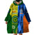 Australia And India Cricket Wearable Blanket Hoodie 2023 World Cup Final Together - Wonder Print Shop
