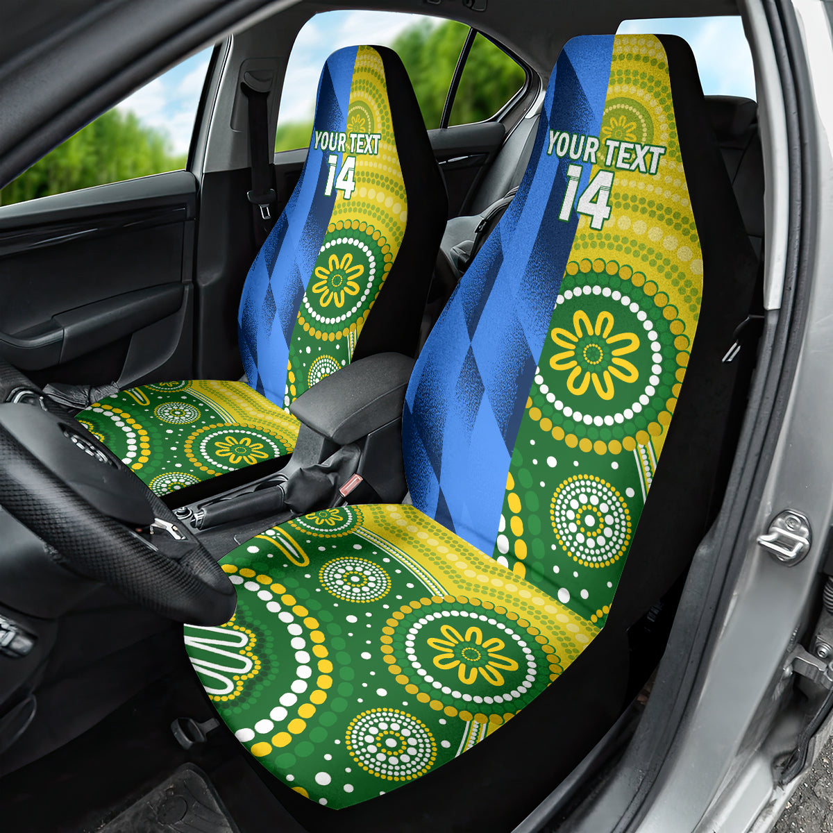 Custom Australia And India Cricket Car Seat Cover 2023 World Cup Final Together - Wonder Print Shop