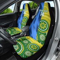 Custom Australia And India Cricket Car Seat Cover 2023 World Cup Final Together - Wonder Print Shop