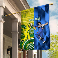 Custom Australia And India Cricket Garden Flag 2023 World Cup Final Together - Wonder Print Shop
