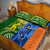 Custom Australia And India Cricket Quilt Bed Set 2023 World Cup Final Together - Wonder Print Shop