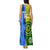 Custom Australia And India Cricket Tank Maxi Dress 2023 World Cup Final Together - Wonder Print Shop