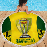 Australia Cricket Beach Blanket World Cup Go Champions 2023 Indigenous - Wonder Print Shop