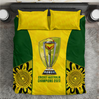 Australia Cricket Bedding Set World Cup Go Champions 2023 Indigenous - Wonder Print Shop