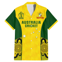 Australia Cricket Family Matching Mermaid Dress and Hawaiian Shirt World Cup Go Champions 2023 Indigenous - Wonder Print Shop