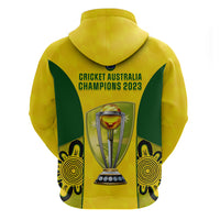 Australia Cricket Hoodie World Cup Go Champions 2023 Indigenous - Wonder Print Shop