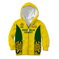 Australia Cricket Kid Hoodie World Cup Go Champions 2023 Indigenous - Wonder Print Shop