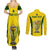 Custom Australia Cricket Couples Matching Summer Maxi Dress and Long Sleeve Button Shirt World Cup Go Champions 2023 Indigenous - Wonder Print Shop