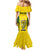 Custom Australia Cricket Family Matching Mermaid Dress and Hawaiian Shirt World Cup Go Champions 2023 Indigenous - Wonder Print Shop