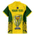 Custom Australia Cricket Family Matching Off Shoulder Maxi Dress and Hawaiian Shirt World Cup Go Champions 2023 Indigenous - Wonder Print Shop