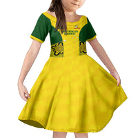 Custom Australia Cricket Family Matching Summer Maxi Dress and Hawaiian Shirt World Cup Go Champions 2023 Indigenous - Wonder Print Shop