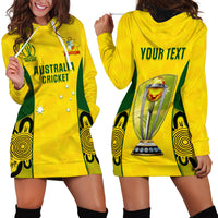 Custom Australia Cricket Hoodie Dress World Cup Go Champions 2023 Indigenous - Wonder Print Shop
