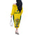 Custom Australia Cricket Off The Shoulder Long Sleeve Dress World Cup Go Champions 2023 Indigenous - Wonder Print Shop