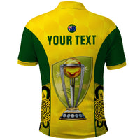 Custom Australia Cricket Polo Shirt World Cup Go Champions 2023 Indigenous - Wonder Print Shop