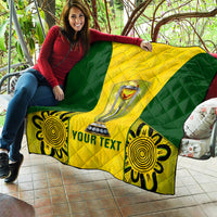Custom Australia Cricket Quilt World Cup Go Champions 2023 Indigenous - Wonder Print Shop