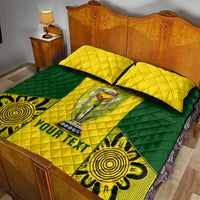 Custom Australia Cricket Quilt Bed Set World Cup Go Champions 2023 Indigenous - Wonder Print Shop