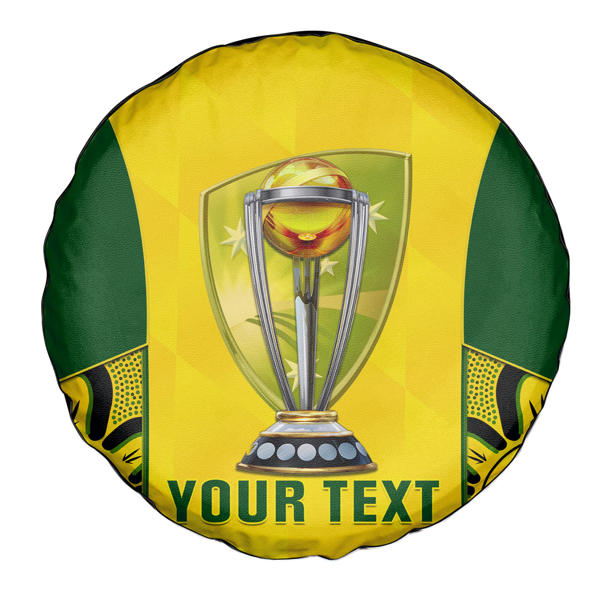 Custom Australia Cricket Spare Tire Cover World Cup Go Champions 2023 Indigenous - Wonder Print Shop