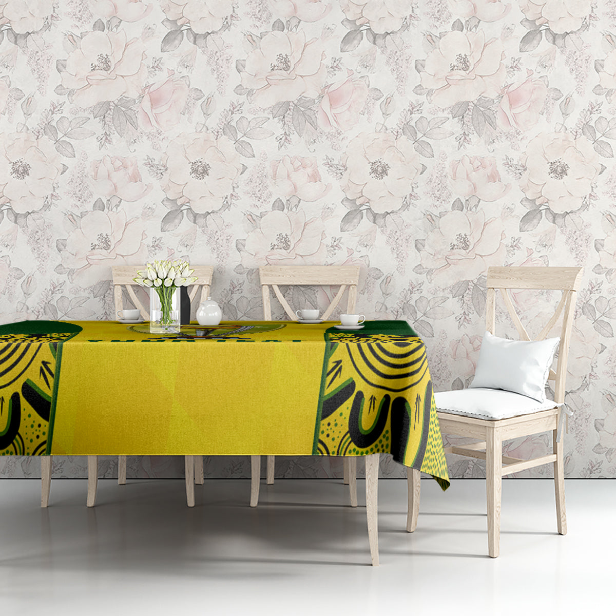 Custom Australia Cricket Tablecloth World Cup Go Champions 2023 Indigenous - Wonder Print Shop