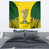 Custom Australia Cricket Tapestry World Cup Go Champions 2023 Indigenous - Wonder Print Shop