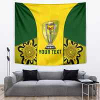 Custom Australia Cricket Tapestry World Cup Go Champions 2023 Indigenous - Wonder Print Shop