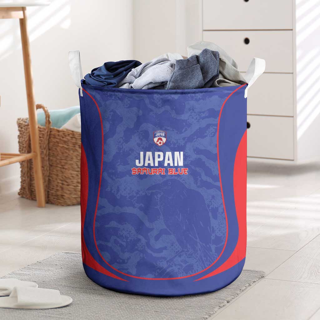 Japan Football Laundry Basket 2026 Come On Samurai Blue - Wonder Print Shop