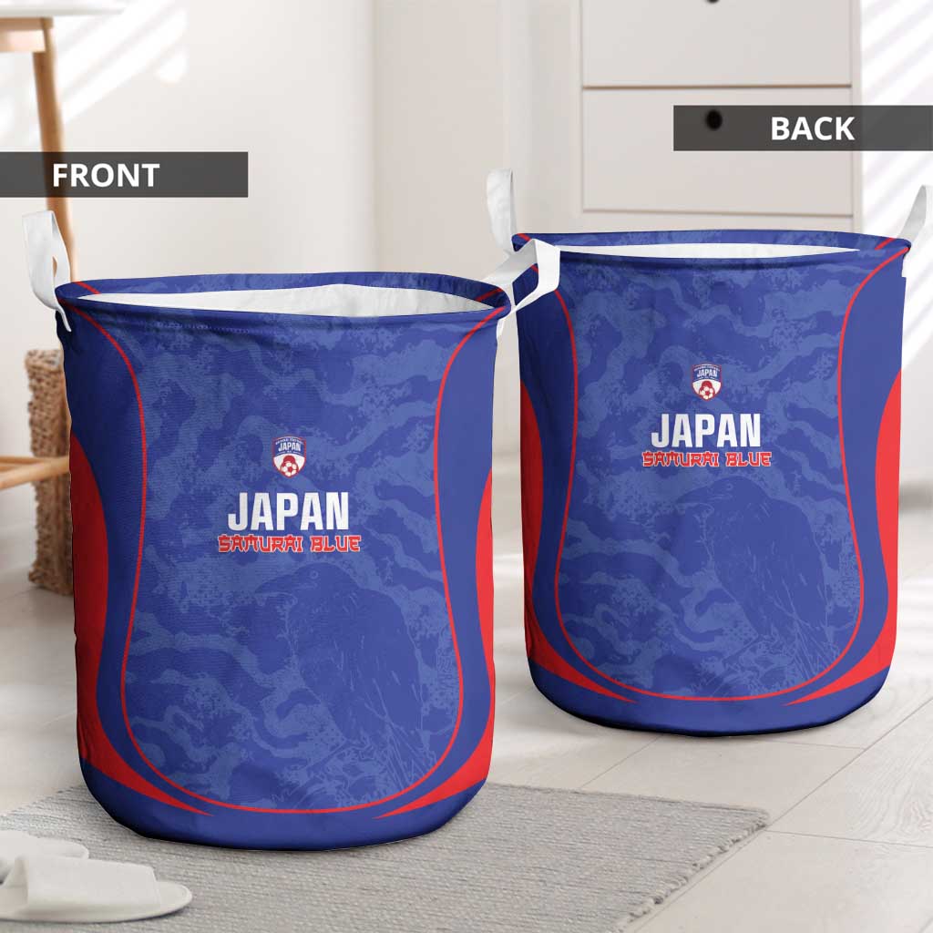 Japan Football Laundry Basket 2026 Come On Samurai Blue - Wonder Print Shop