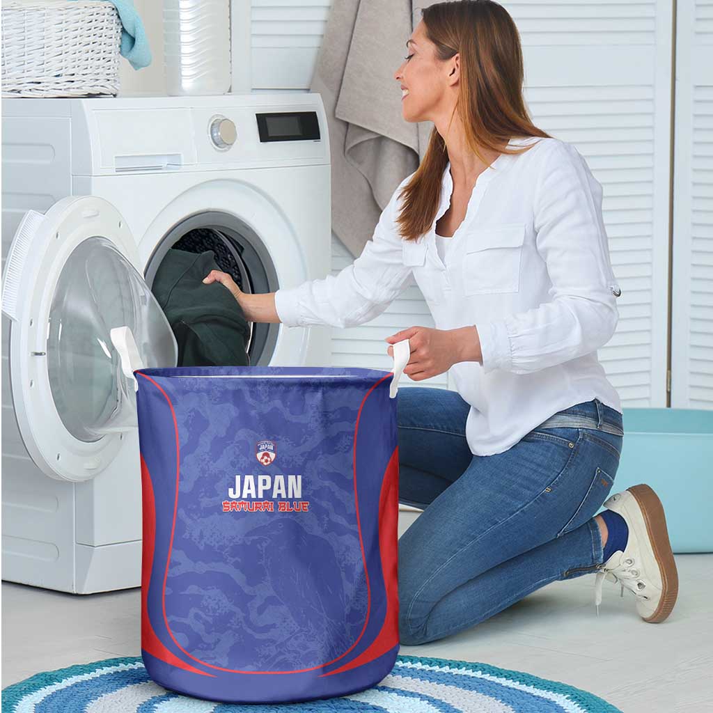 Japan Football Laundry Basket 2026 Come On Samurai Blue - Wonder Print Shop