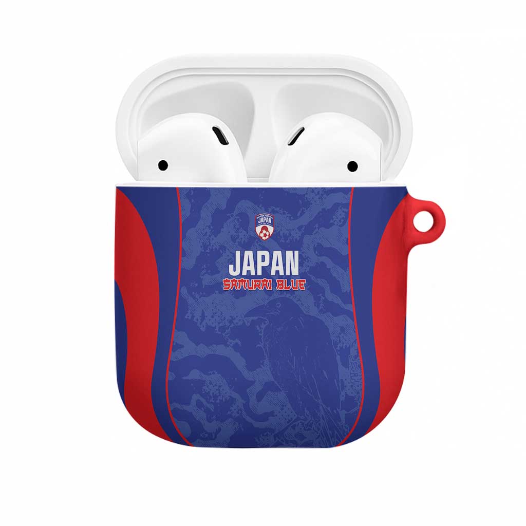 Japan Football AirPods Case 2026 Come On Samurai Blue - Wonder Print Shop