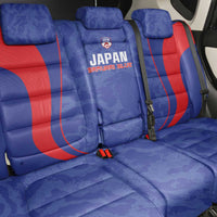 Japan Football Back Car Seat Cover 2026 Come On Samurai Blue - Wonder Print Shop