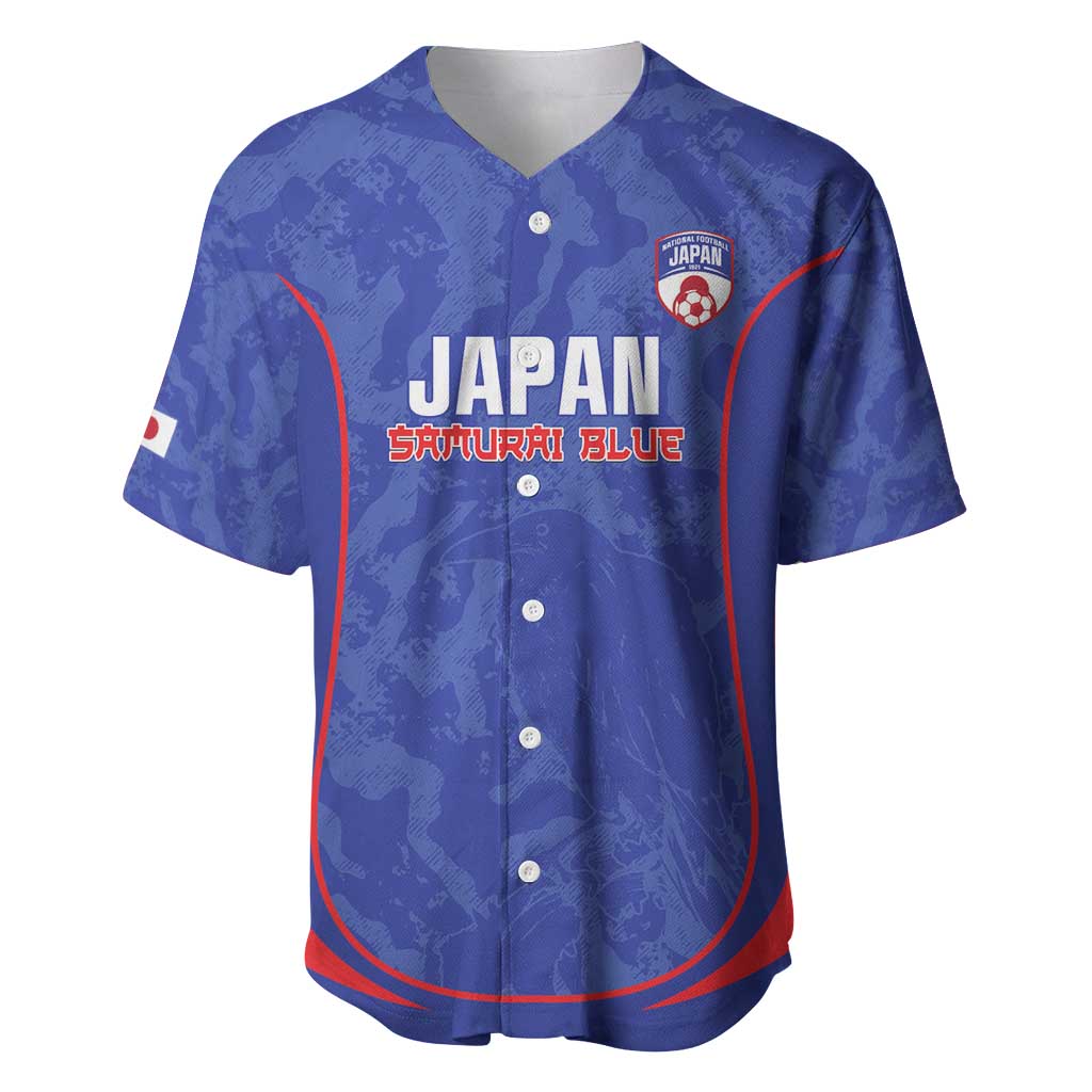 Custom Japan Football Baseball Jersey 2026 Come On Samurai Blue - Wonder Print Shop