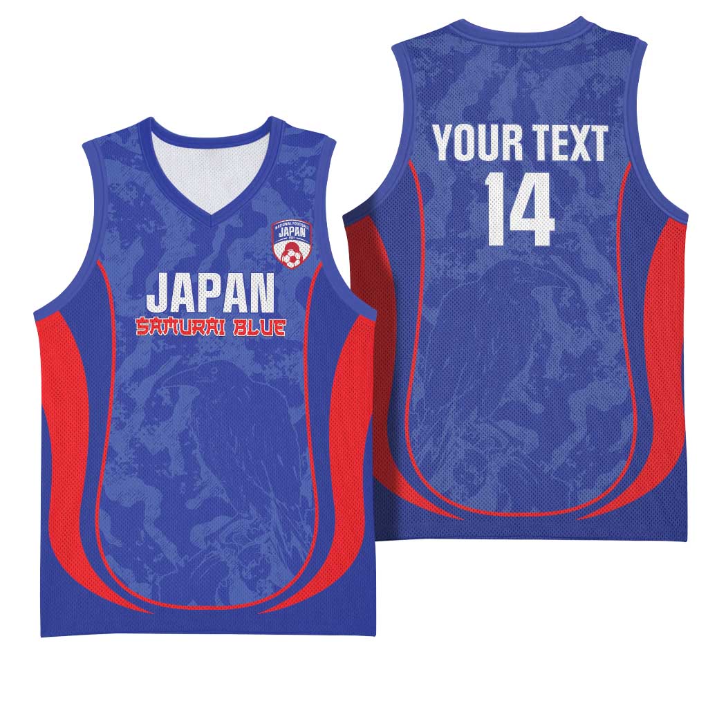 Custom Japan Football Basketball Jersey 2026 Come On Samurai Blue - Wonder Print Shop
